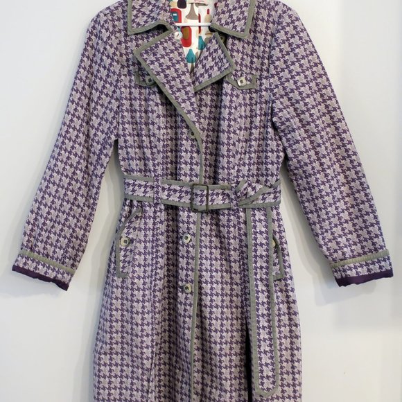 Original Penguin Jackets & Blazers - ☂️Original Penguin Purple/Gray Pleated Trench Coat